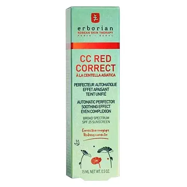 Erborian CC Red Correct com Centella Asiática 15ml