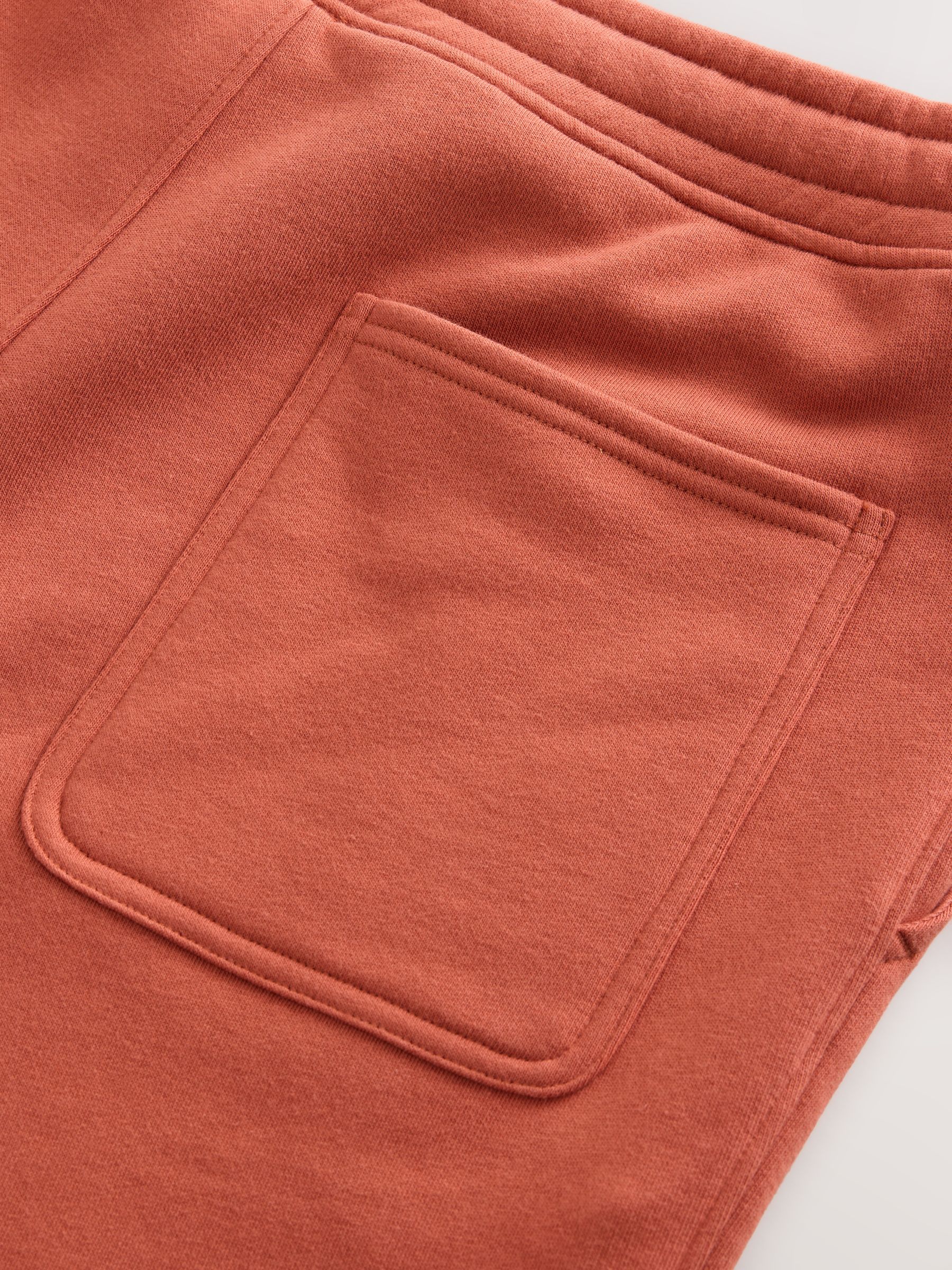 Oranje - Cotton Blend Brushed Jersey Shorts