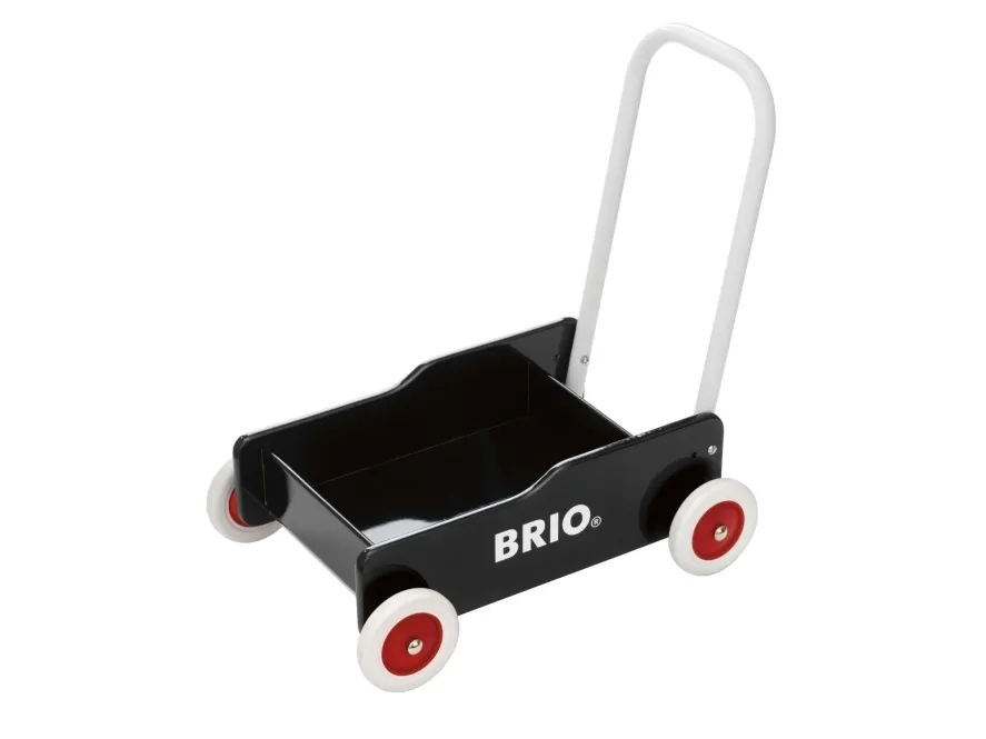 BRIO 31351 Lære-gå-vogn - Sort