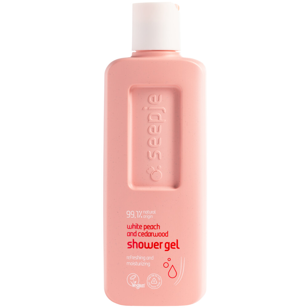 Seepje Witte Perzik en Cederhout Douchegel300 ml