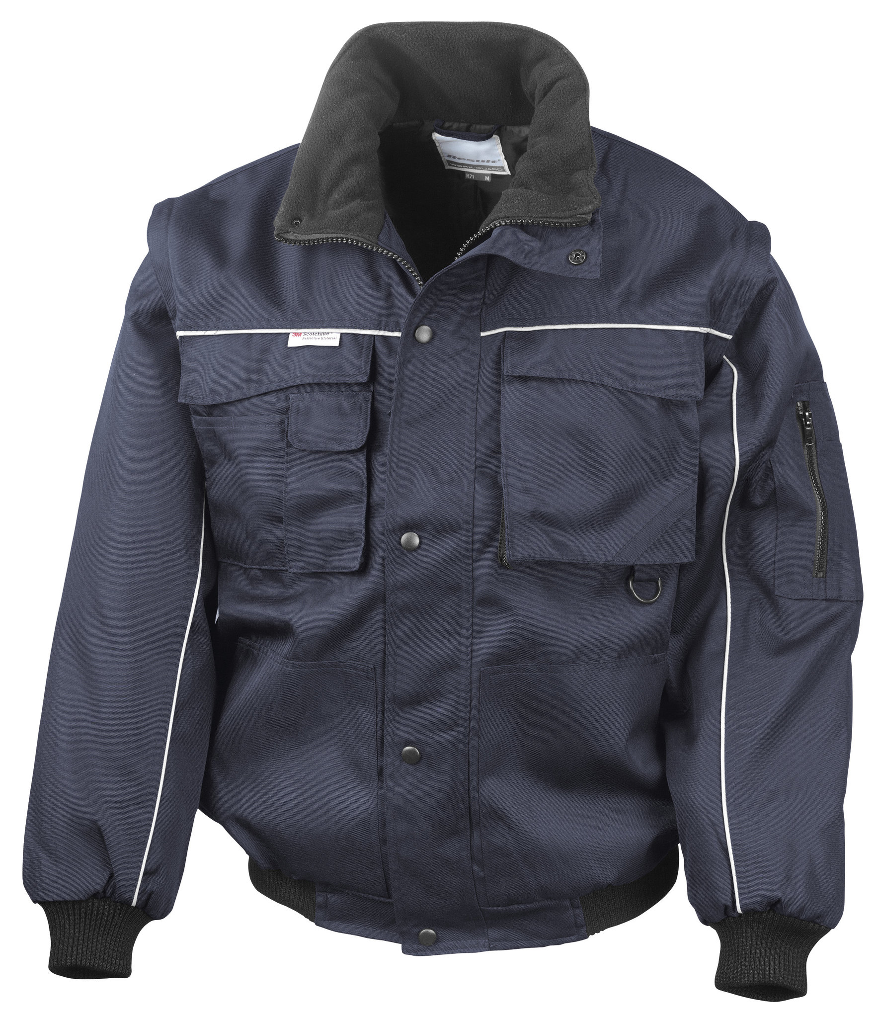 Result Work-Guard RE71A - Veste Pilote Résistante à Manches Amovibles