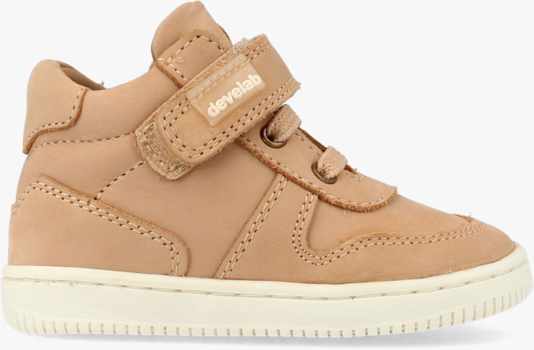 DEVELAB cognac develab hoge sneaker 44331