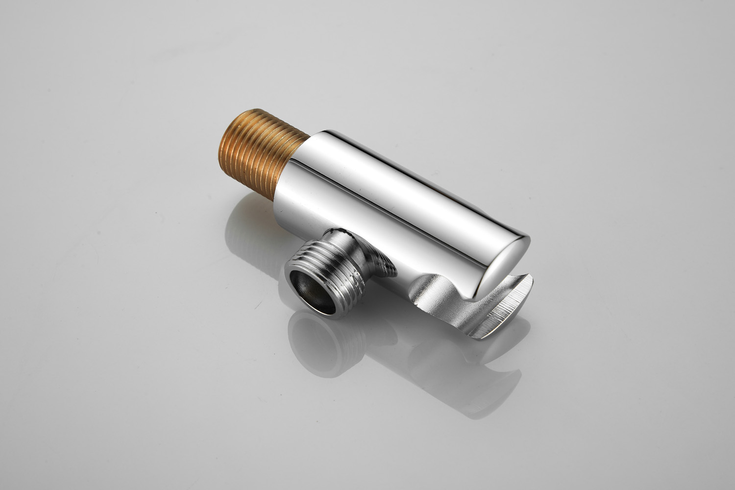 Saniclear Plus handdouche houder met wateraansluiting chroom