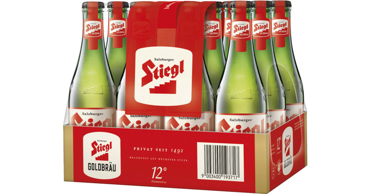 Stiegl Goldbräu Tray 12x 0,33 Liter (Einweg)