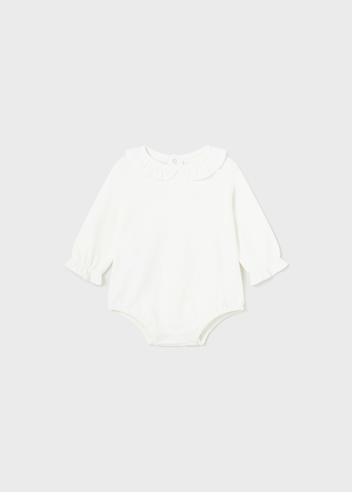 Body para recém-nascido Better Cotton com decote franzido