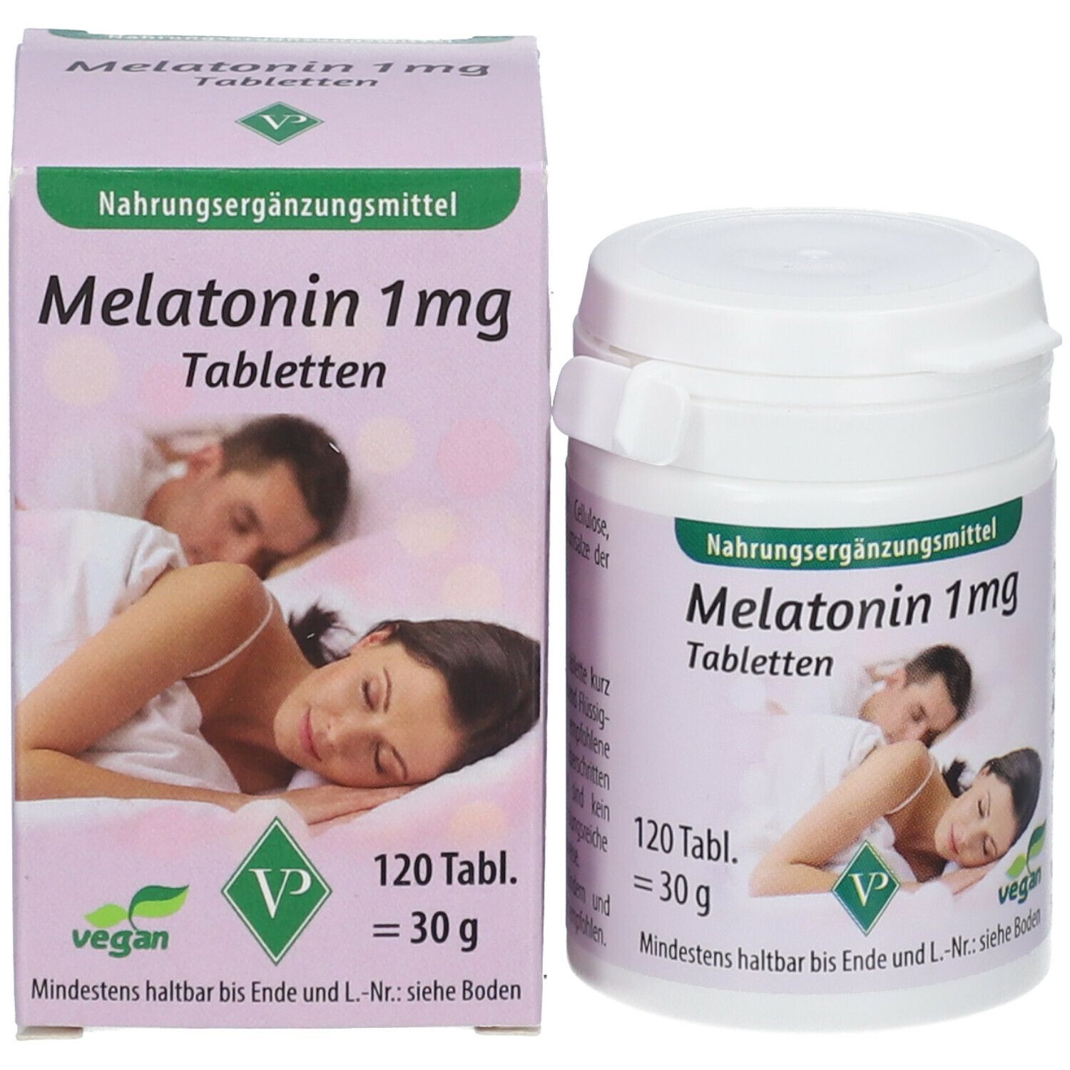 Melatonin 1 mg Tabletten vegan