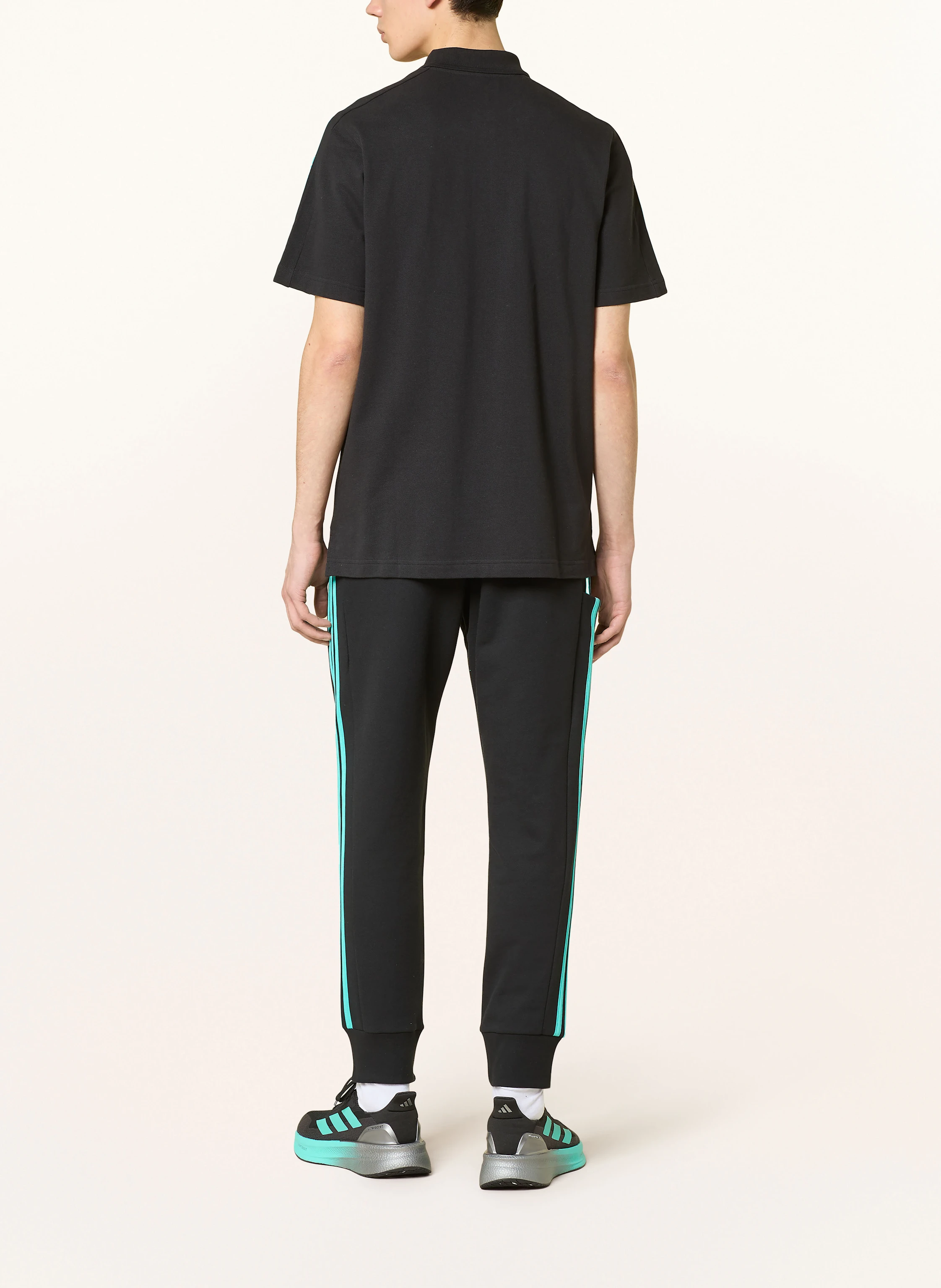 adidas Piqué-Poloshirt MERCEDES - AMG PETRONAS FORMULA ONE TEAM DNA POLO MEN