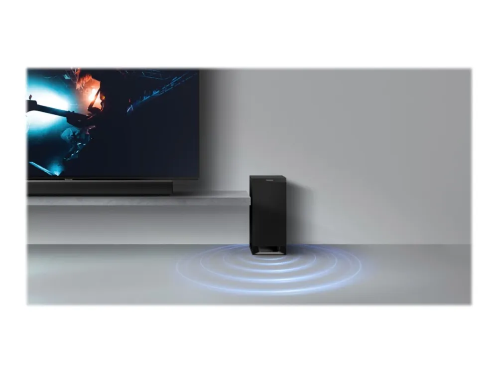Panasonic SC-HTB900 - Højttalersystem - til hjemmebiograf - 3.1.kanal - trådløs - Bluetooth - App-kontrolleret - 505 Watt (Total) - sort