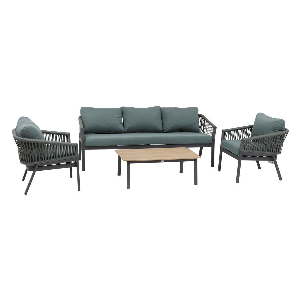 SALON ORIENGO OLIVE GRAPHITE 5 PLACES