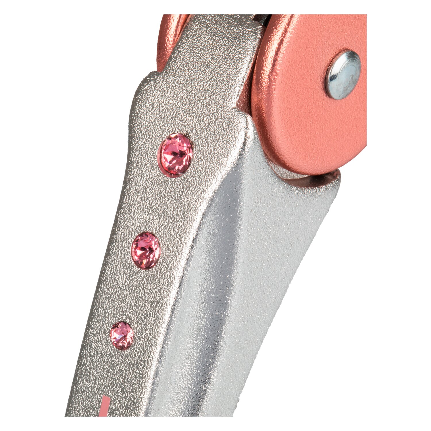 ACAVALLO Steigbügel Arena Aluplus 2.0 Special mit Kristallen - antique rose