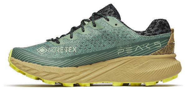 Chaussures de Trail Merrell Agility Peak 5 Gore-Tex Vert/Beige Homme