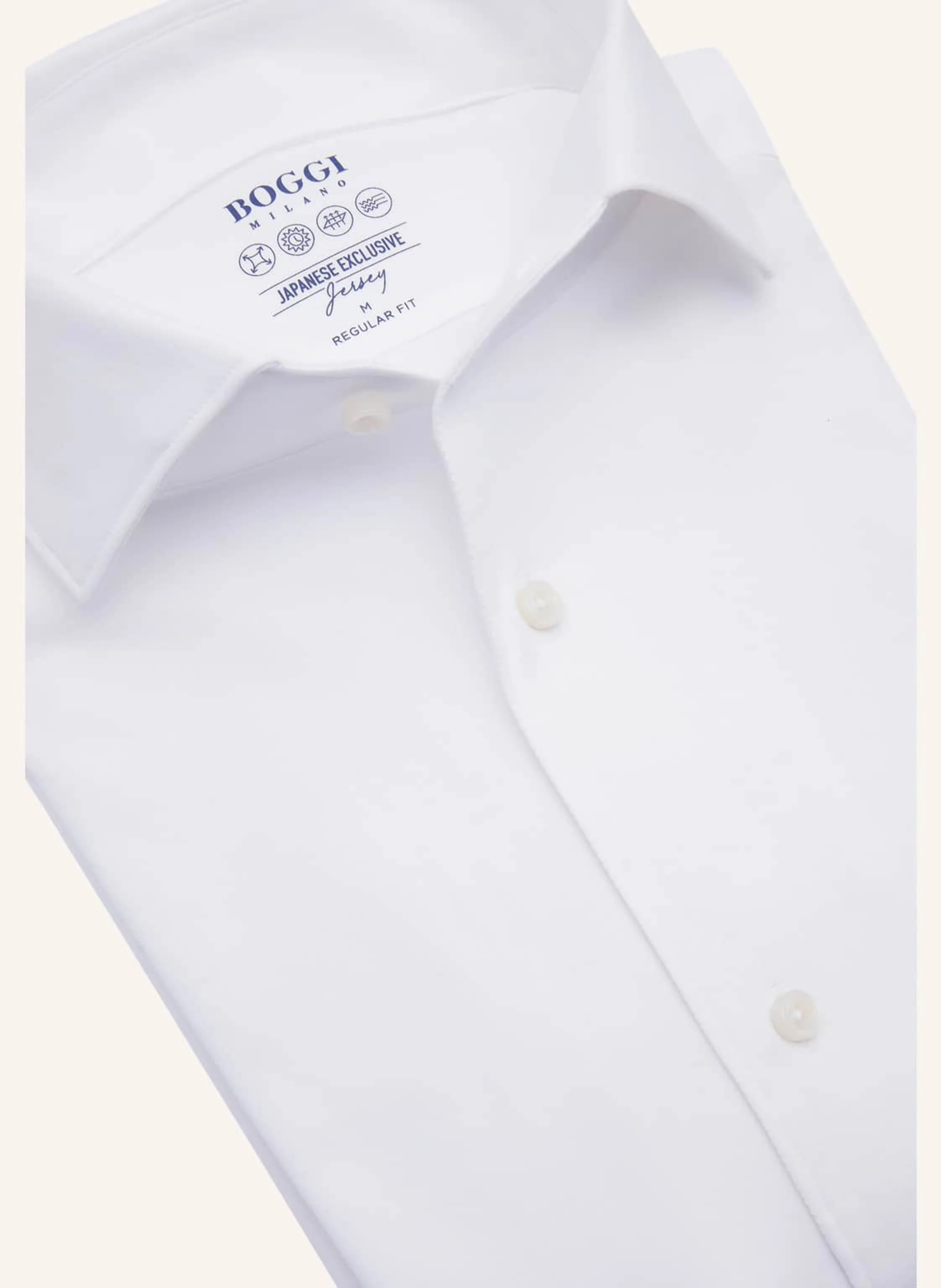 BOGGI MILANO Jersey-Polohemd Regular Fit