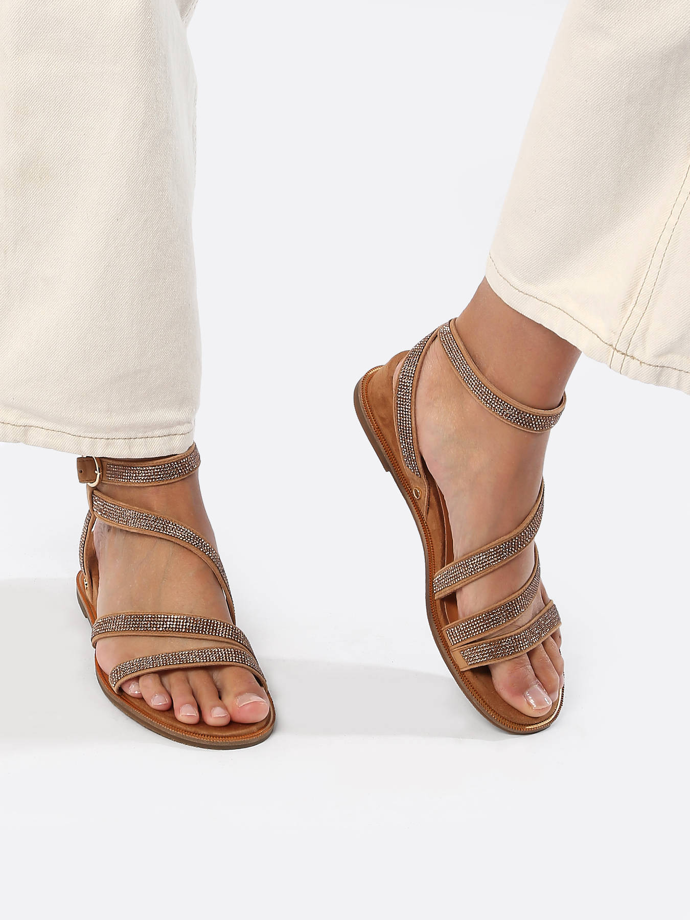 Sandales en cuir MAM'ZELLE