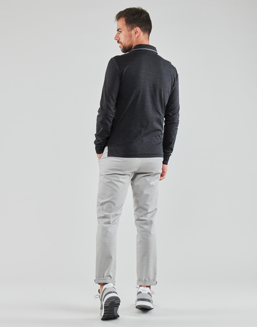 Polo Ralph Lauren - K224SC53C-LSKCSLM1-LONG SLEEVE-POLO SHIRT Negro / China / Negro / Heather