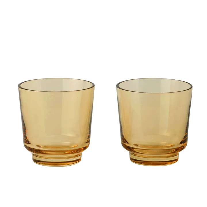 Muuto - Raise Trinkglas 20 cl, burnt orange (2er-Set)