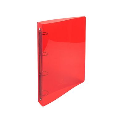 Exacompta Crystal - Classeur souple à anneaux - Dos 40 mm - A4 Maxi - pour 225 feuilles - disponible dans différentes couleurs