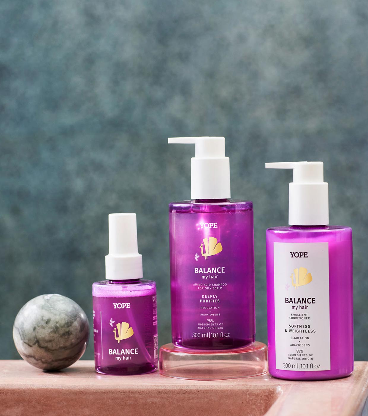 Yope - *Balance My Hair* - Shampoo natural com aminoácidos - Couro cabeludo oleoso