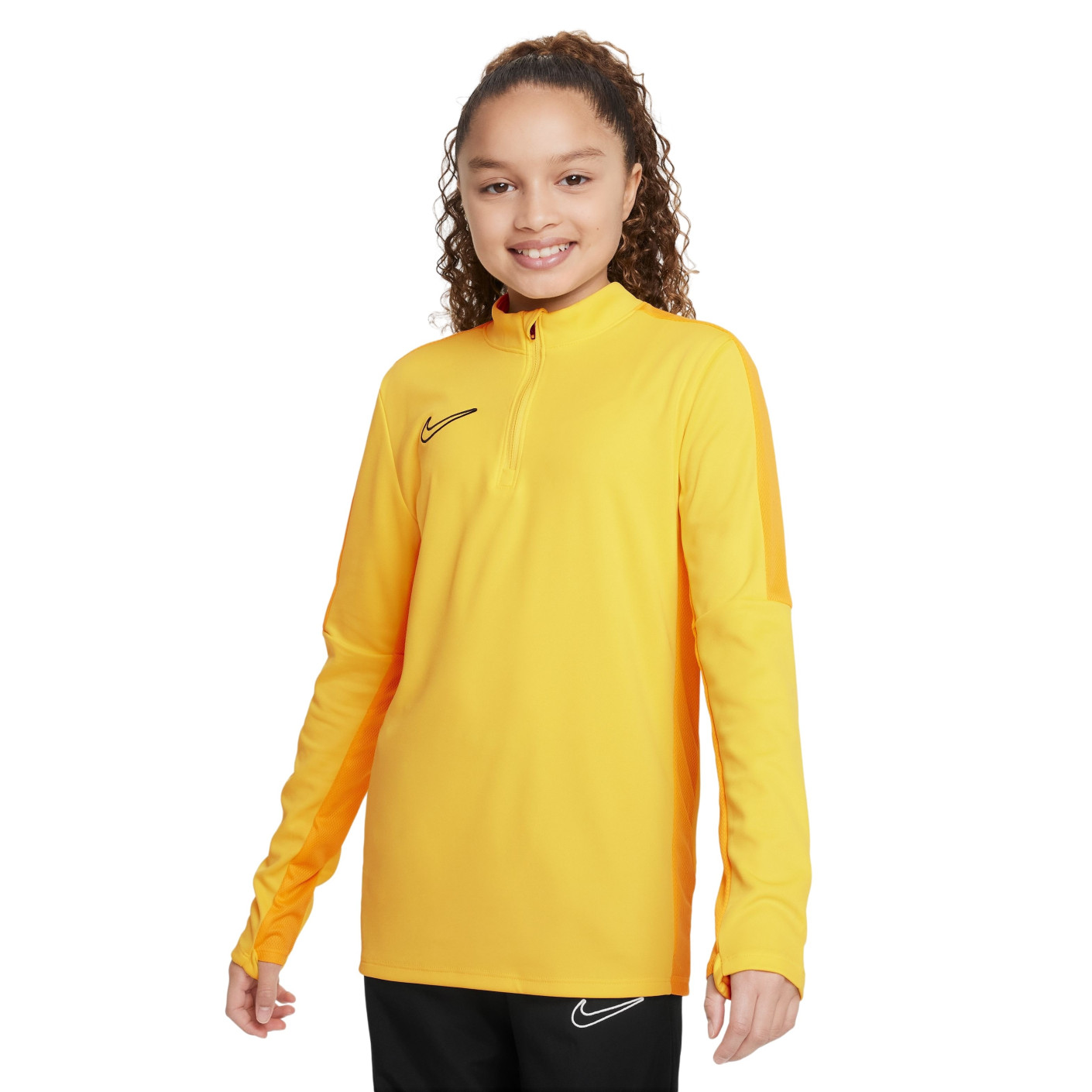 Nike Dri-FIT Academy 23 Trainingstrui 1/4-Zip Kids Geel Goud Zwart