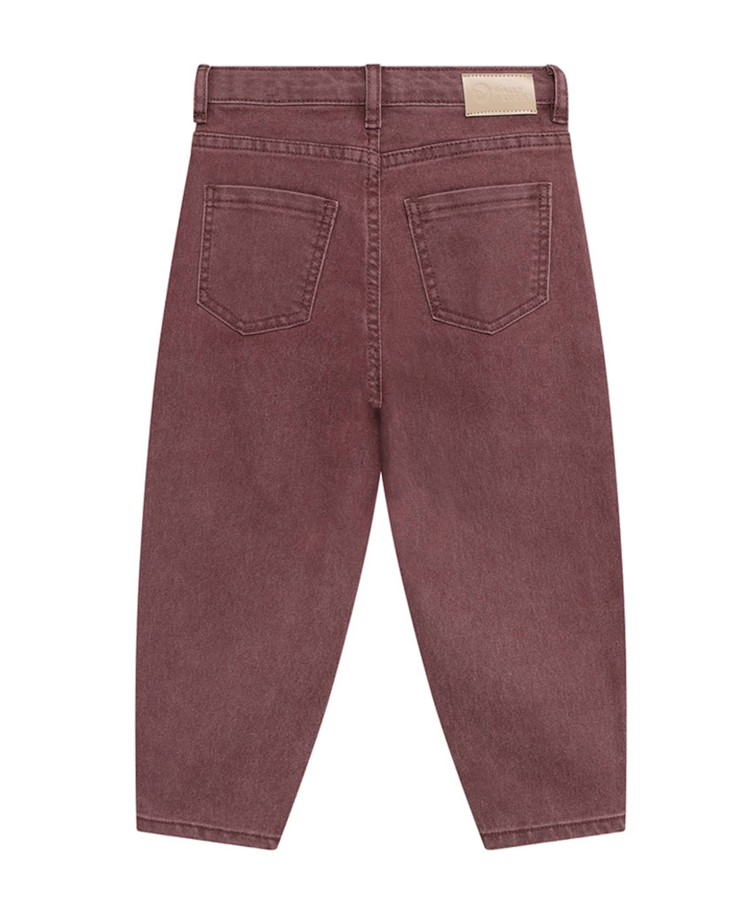 Daily7 Barrel Fit Washed meisjes jeans paars