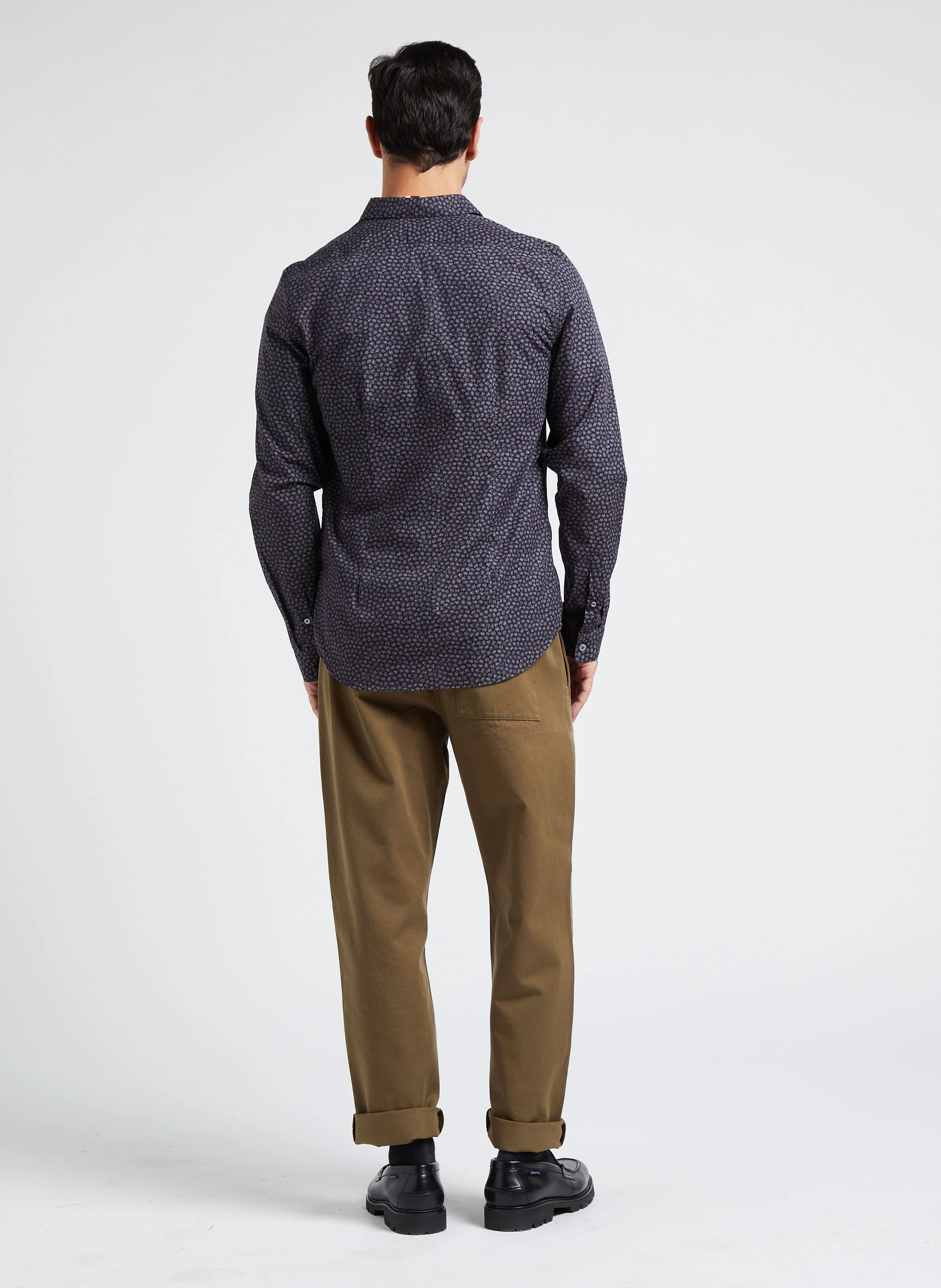 Pantalon droit en coton biologique| Vert