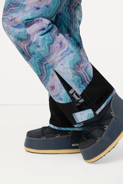 Funktionshose, Skihose, wasserdicht, Formknie, Klettriegel