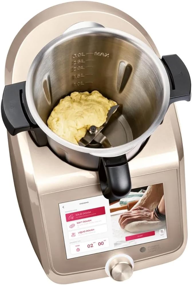 SILVERCREST® Küchenmaschine Monsieur Cuisine Smart SKMS 1200 B1 Farbe: Champagner