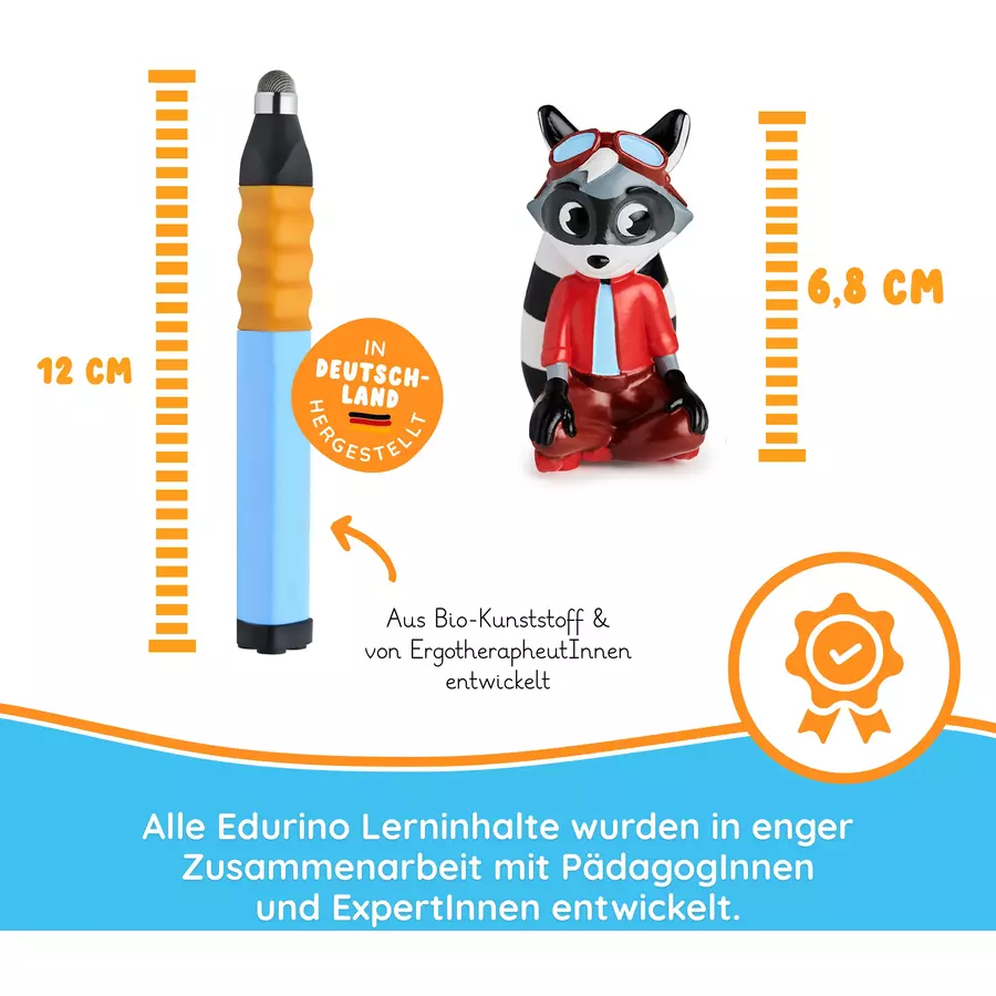 Edurino Lernspielzeug Lernfigur Edurino Starterset Robin - Zahlen & Mengen Mehrfarbig