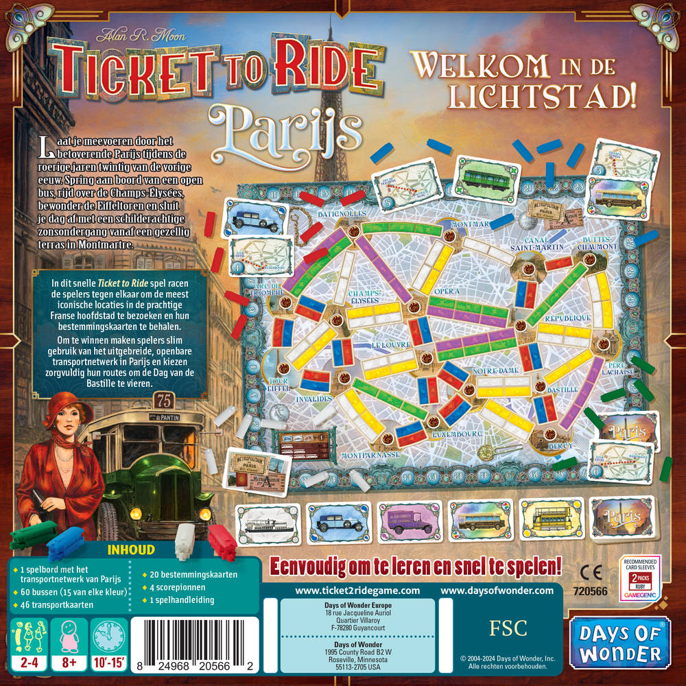 Ticket to Ride Parijs