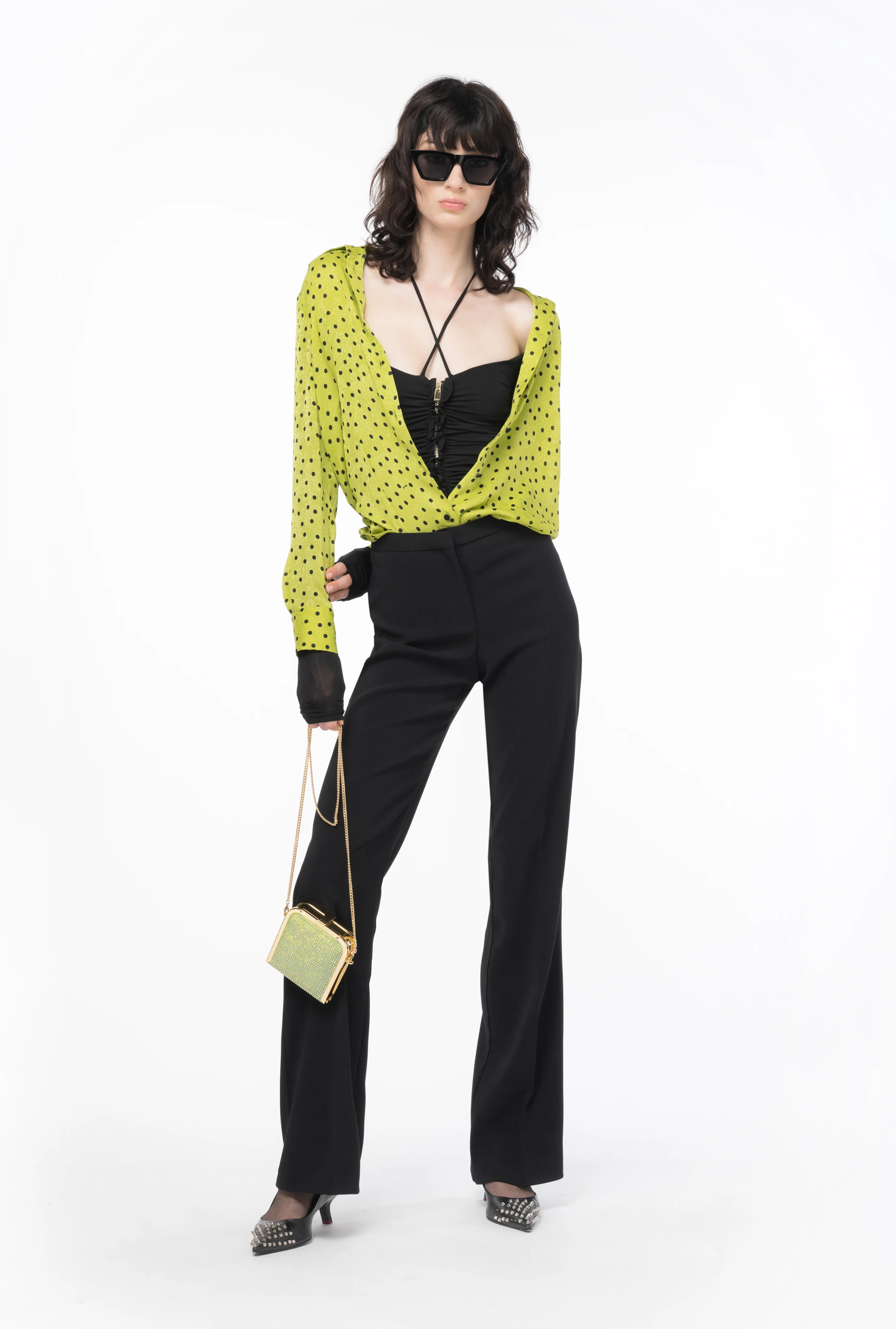 Pantalon flare | Noir