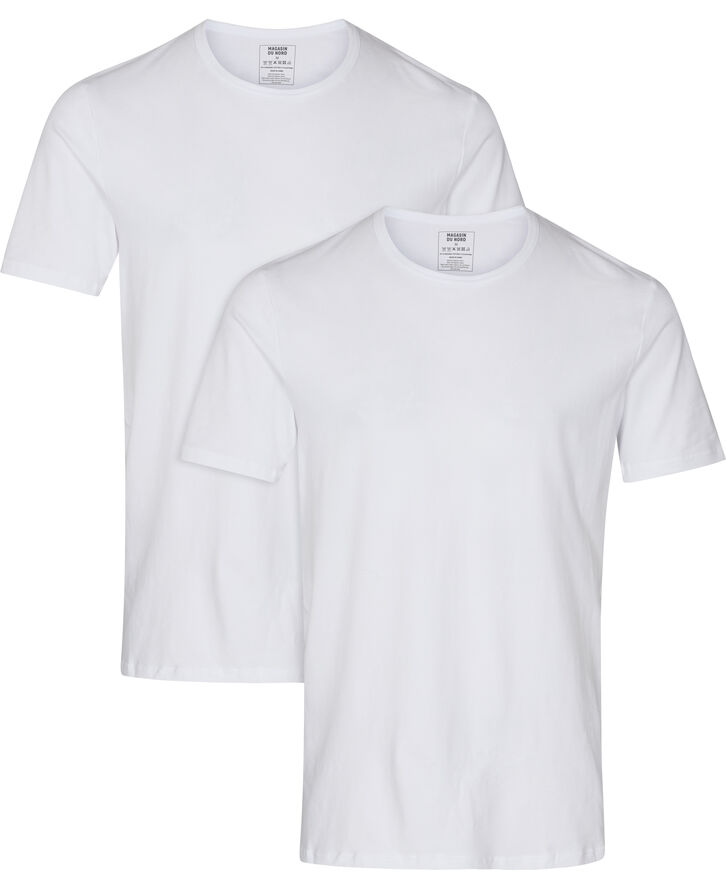 Magasin du Nord Collection Hr t-shirt rund hals Morley 3 Hvid