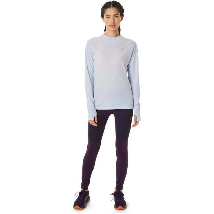 Asics Dame T-shirts Winter Run LS Top Blå