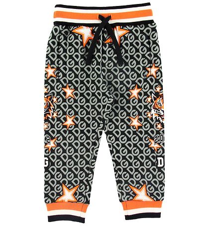 Dolce & Gabbana Jogginghosen - Anthrazitgrau m. Print