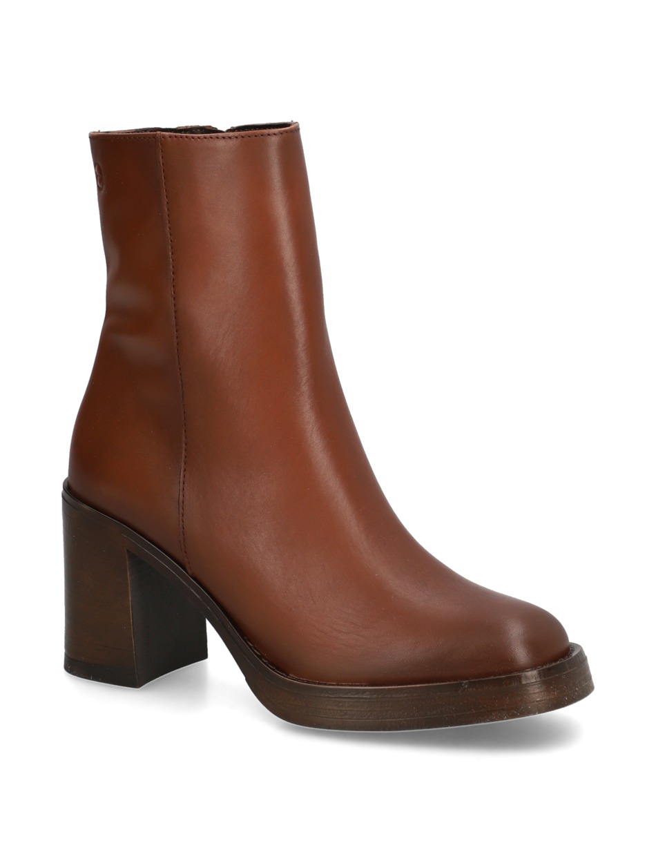 Glattleder Stiefelette