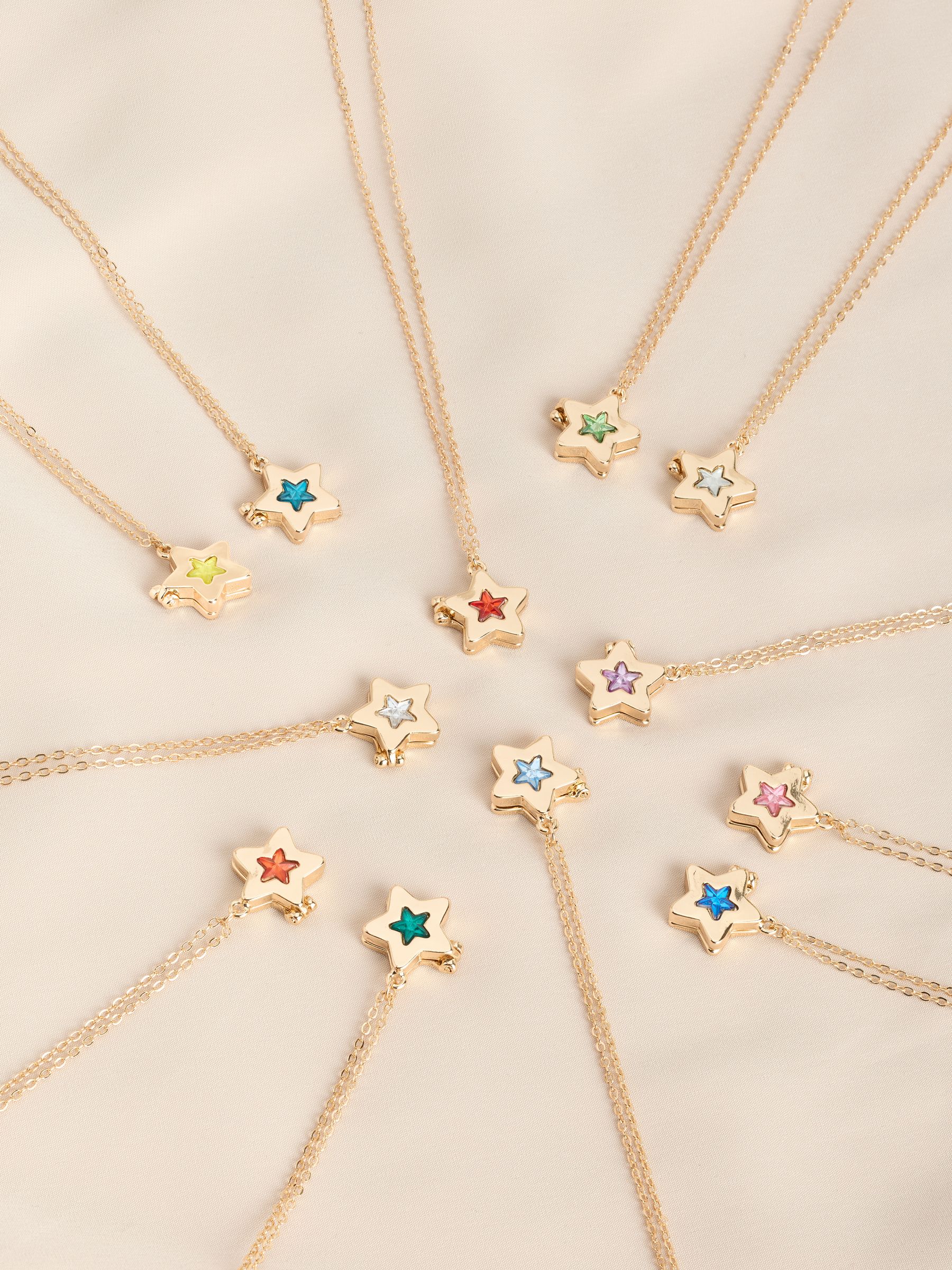 Goudkleurig - Birthstone Locket Necklace