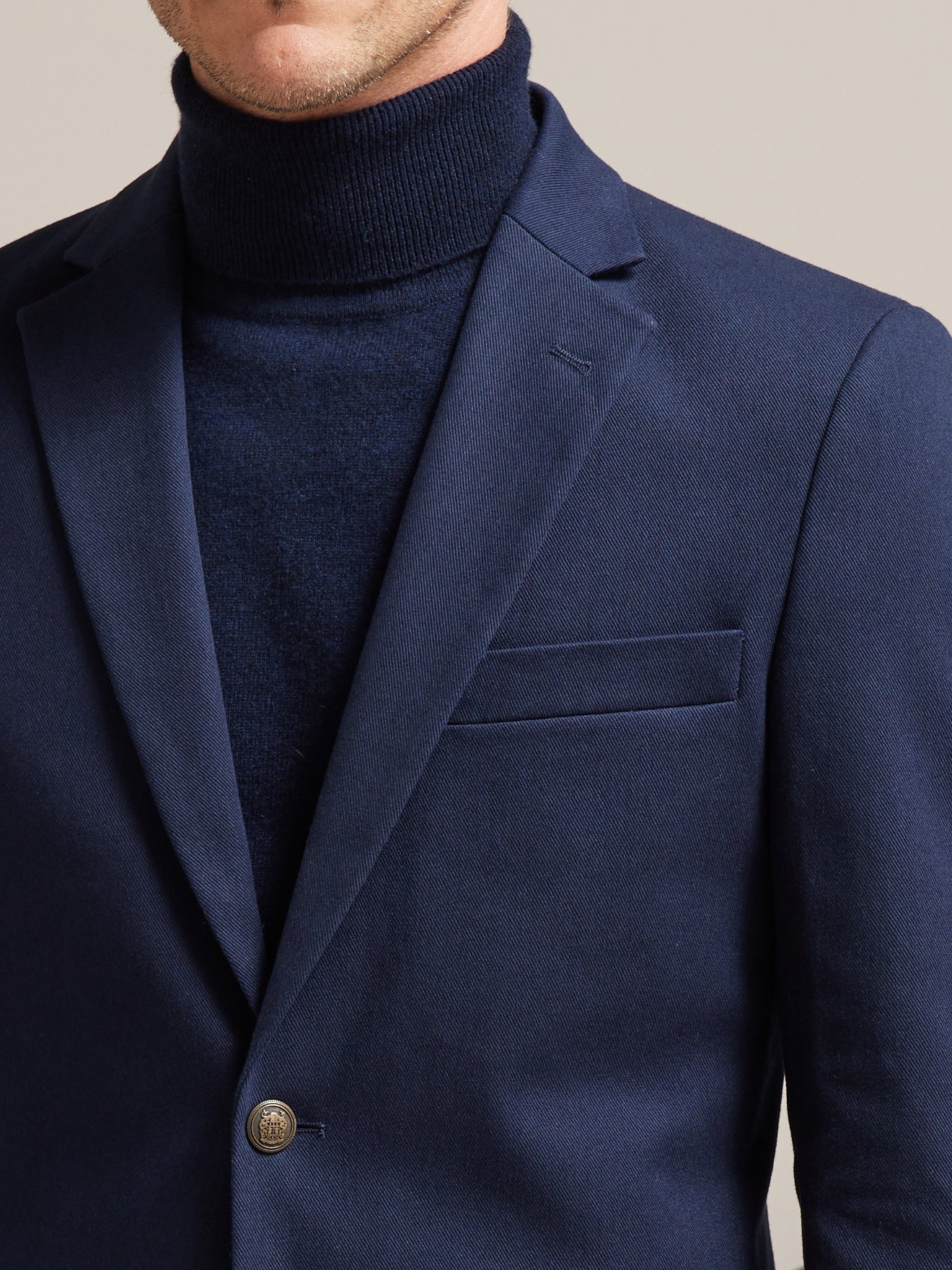 Blazer tissu natté homme