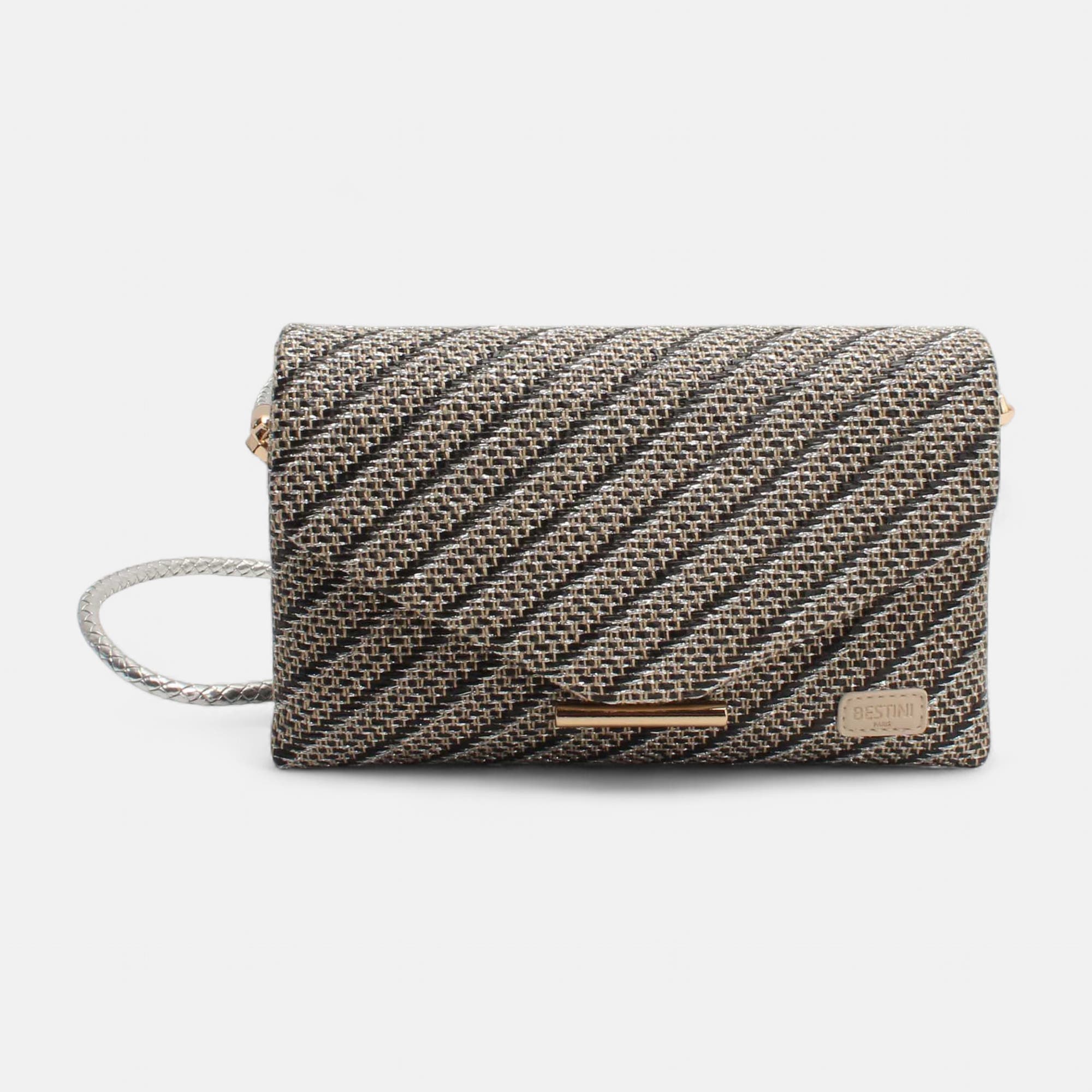 Sac bandoulière argent