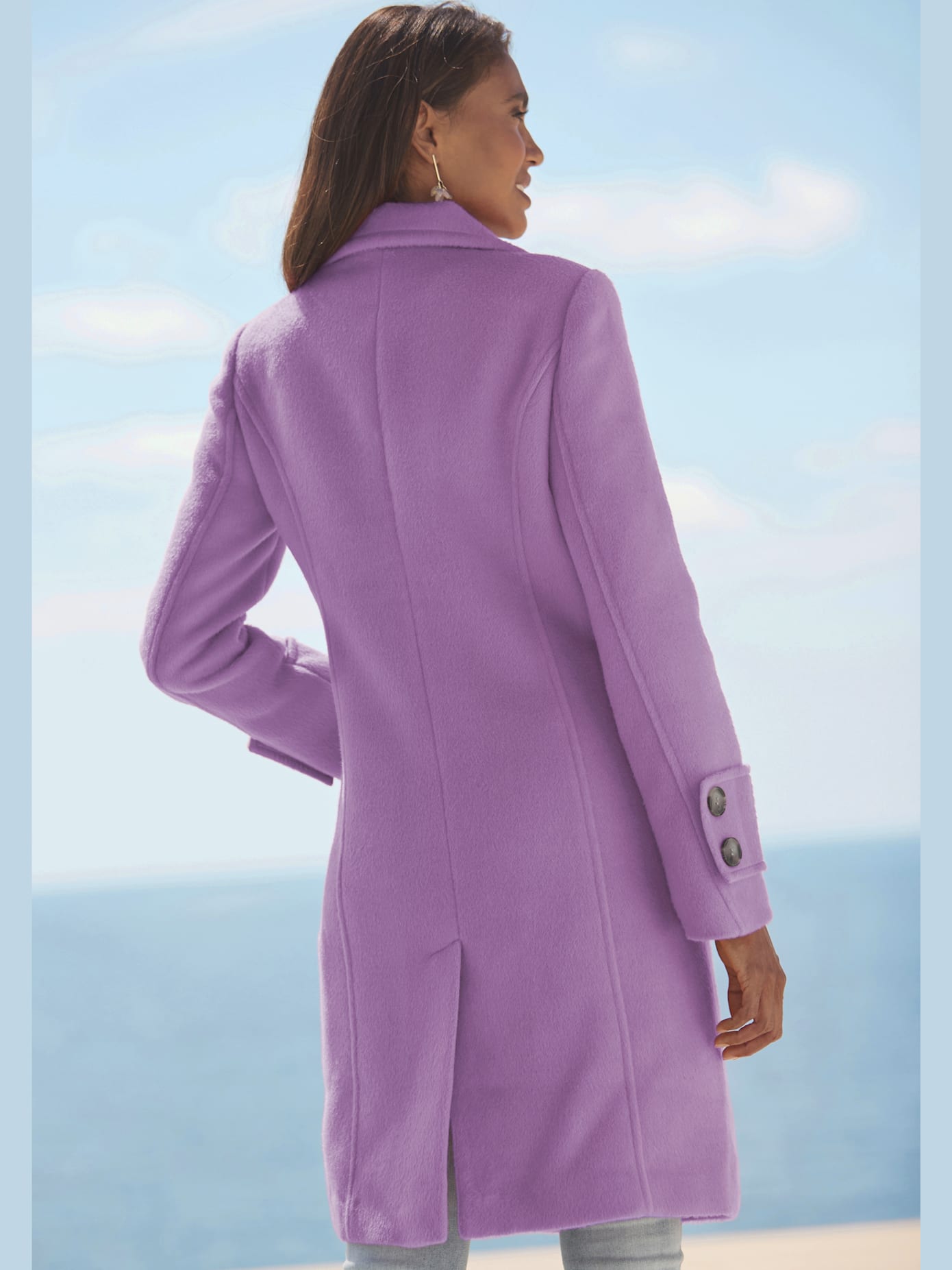 Manteau avec col à revers