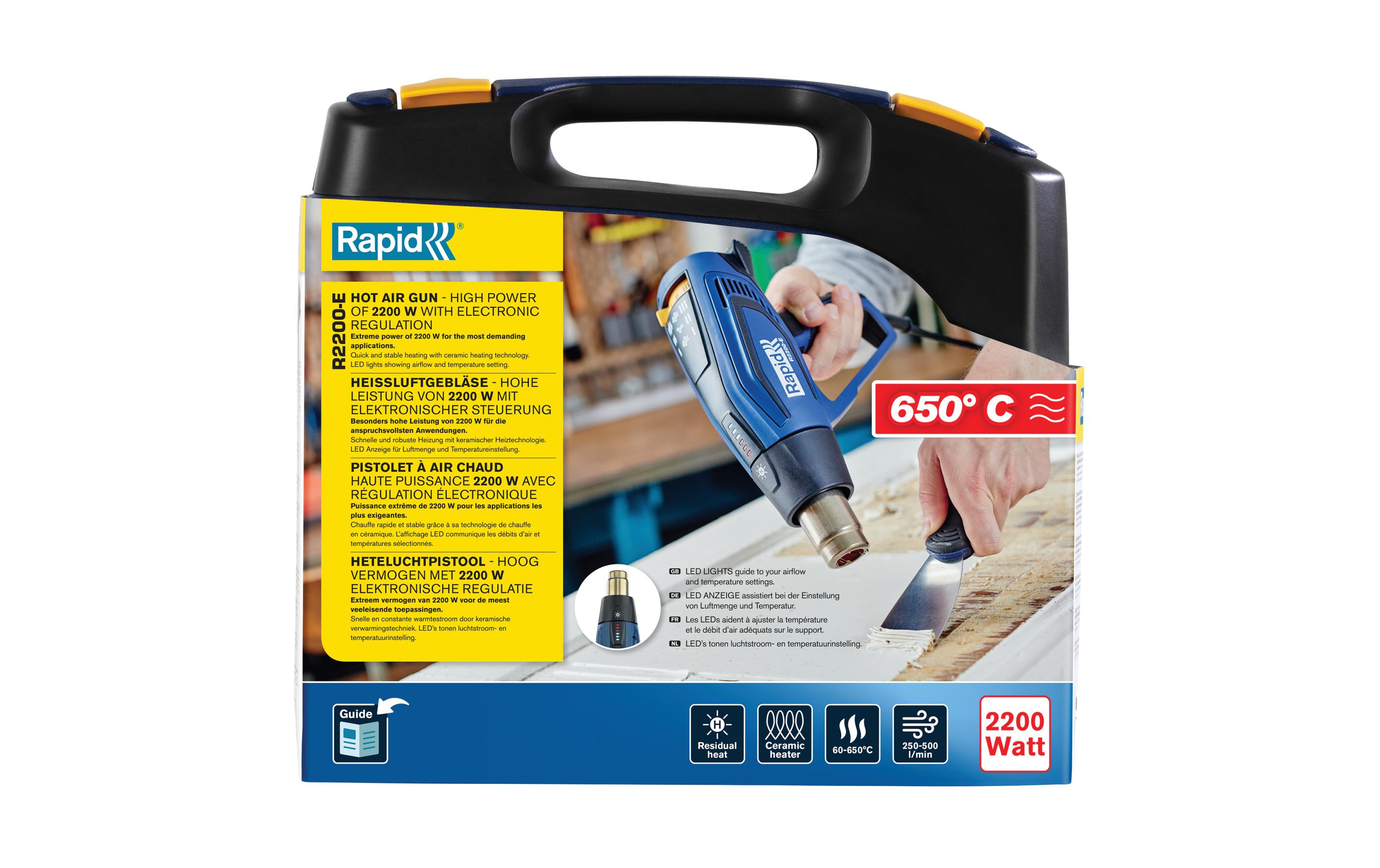 Heissluftgebläse R2200-E<br>Rapid R2200-E Heissluftgebläse