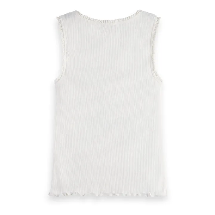 Scotch & Soda Débardeur Côtelé | Blanc