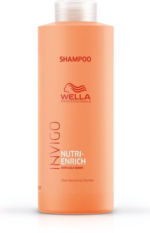Wella Invigo Nutri Enrich Shampoo 1000 ml - Normale shampoo vrouwen - Voor Alle haartypes