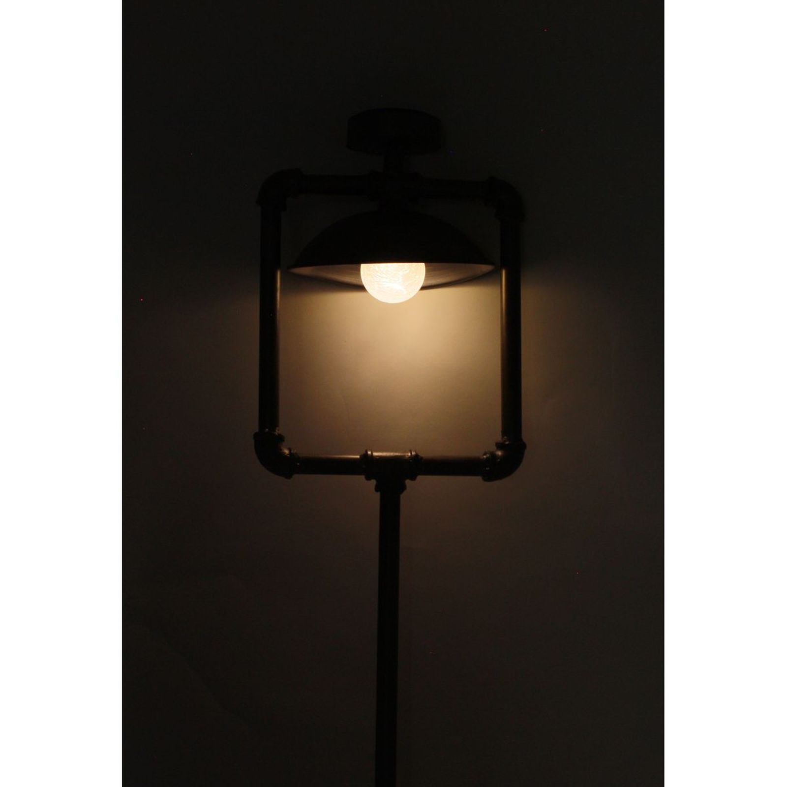 Solar-Leuchte GWENDOLINE - antik-schwarz - 158 cm hoch