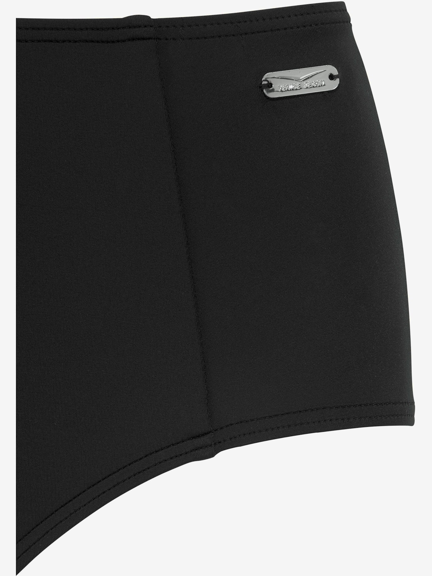 Bas de maillot de bain taille haute coloris unis tendance