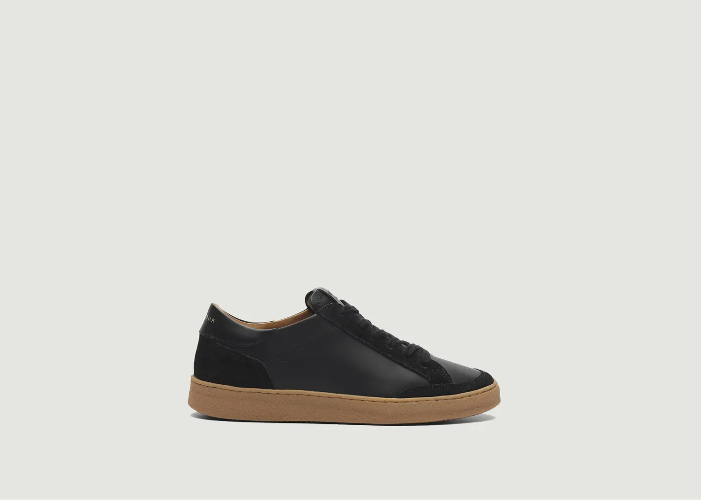 Sneakers basses en cuir bi-matière N°14 Rivecour