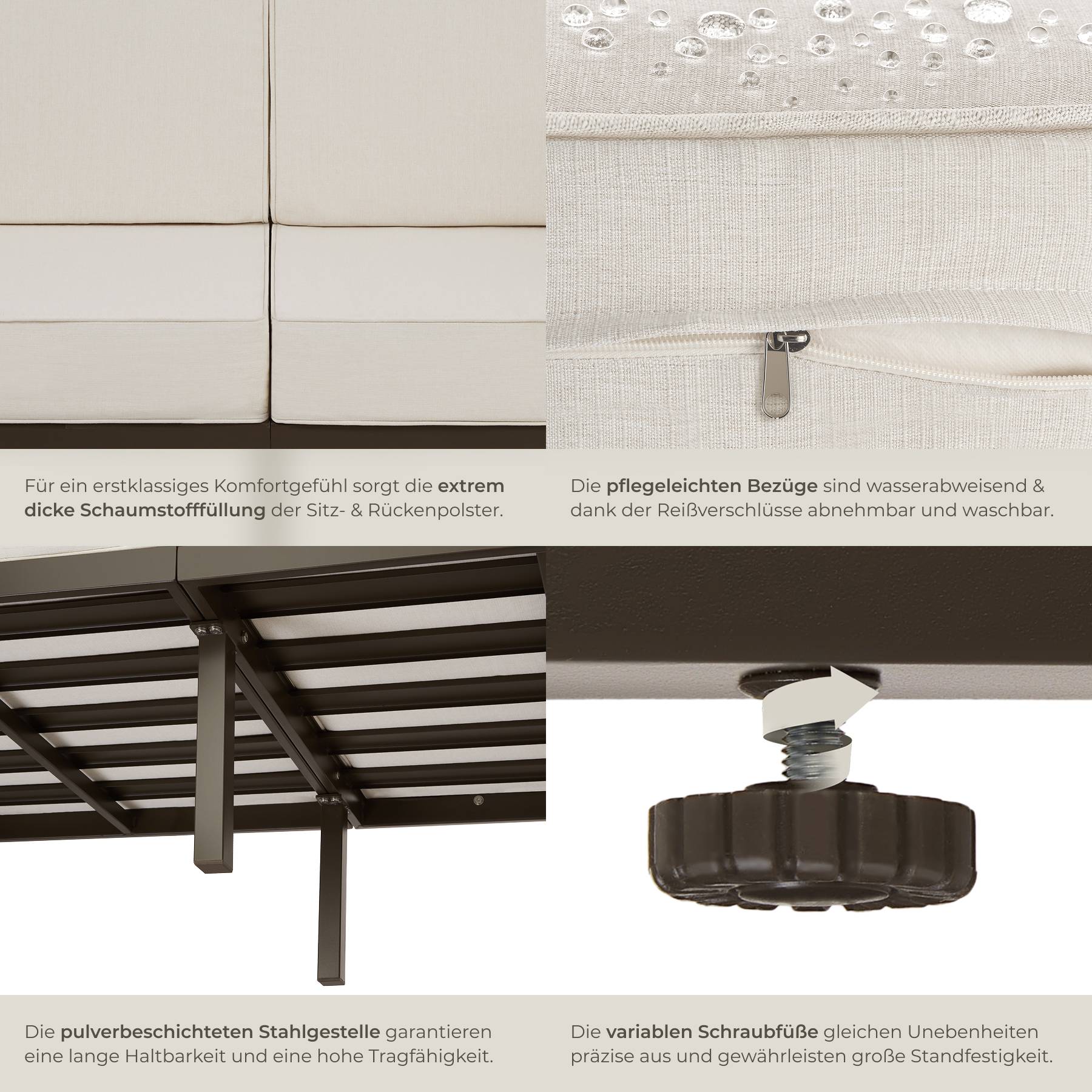 Garten-Loungeset Comosa