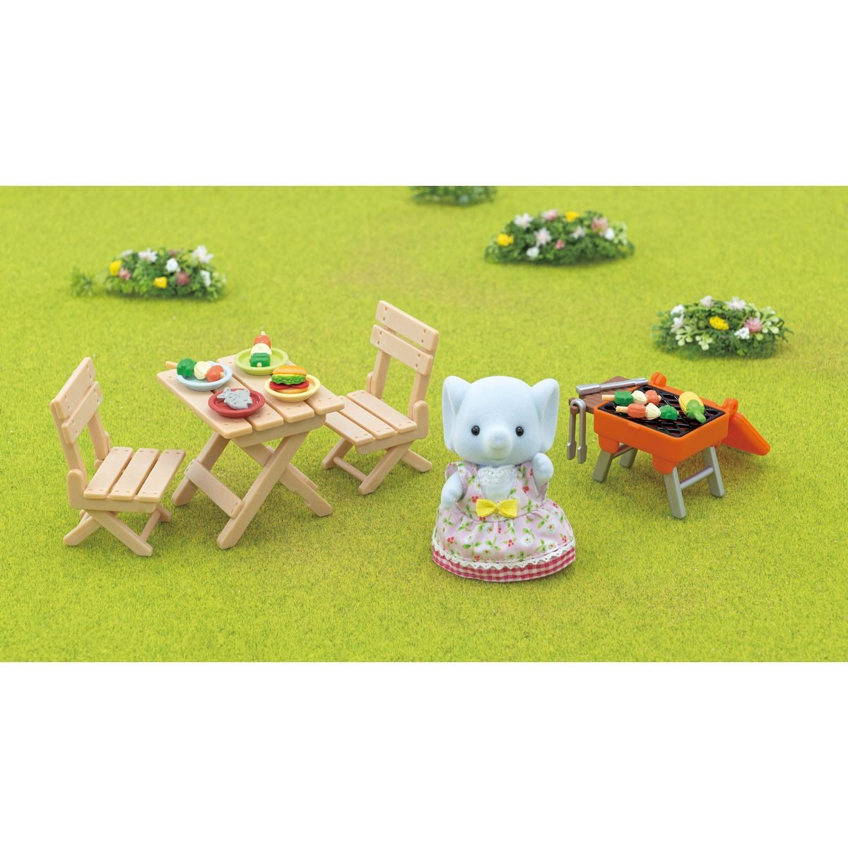 La fille éléphant et son set de pique-nique - Sylvanian Families 5640