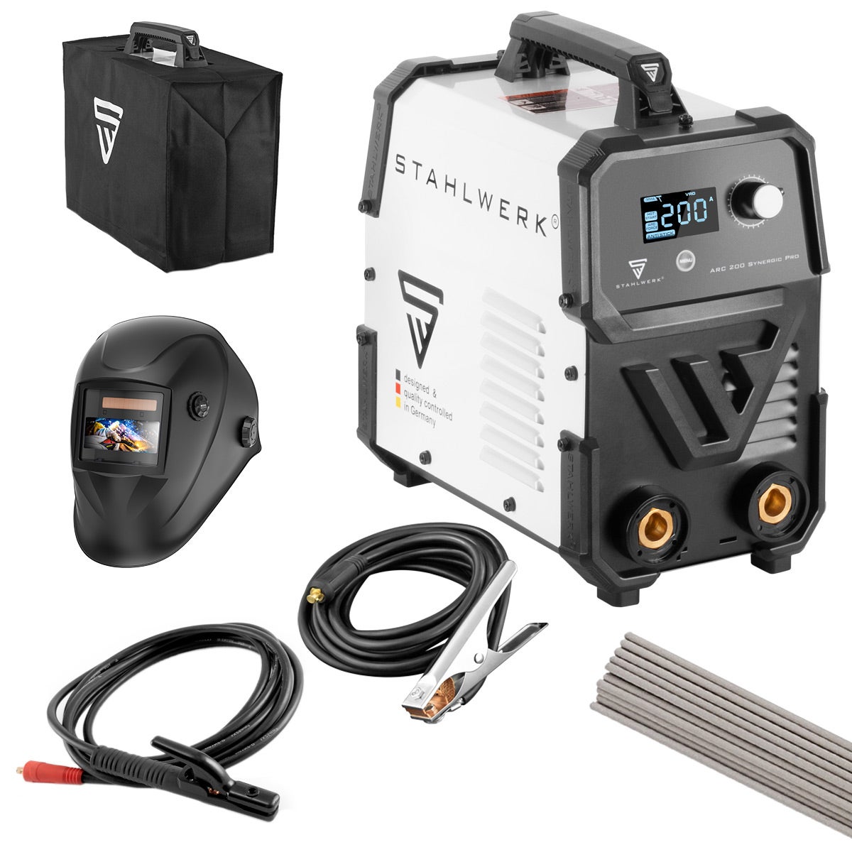 STAHLWERK Elektrodelasapparaat ARC 200 Synergic Pro Complete uitrusting