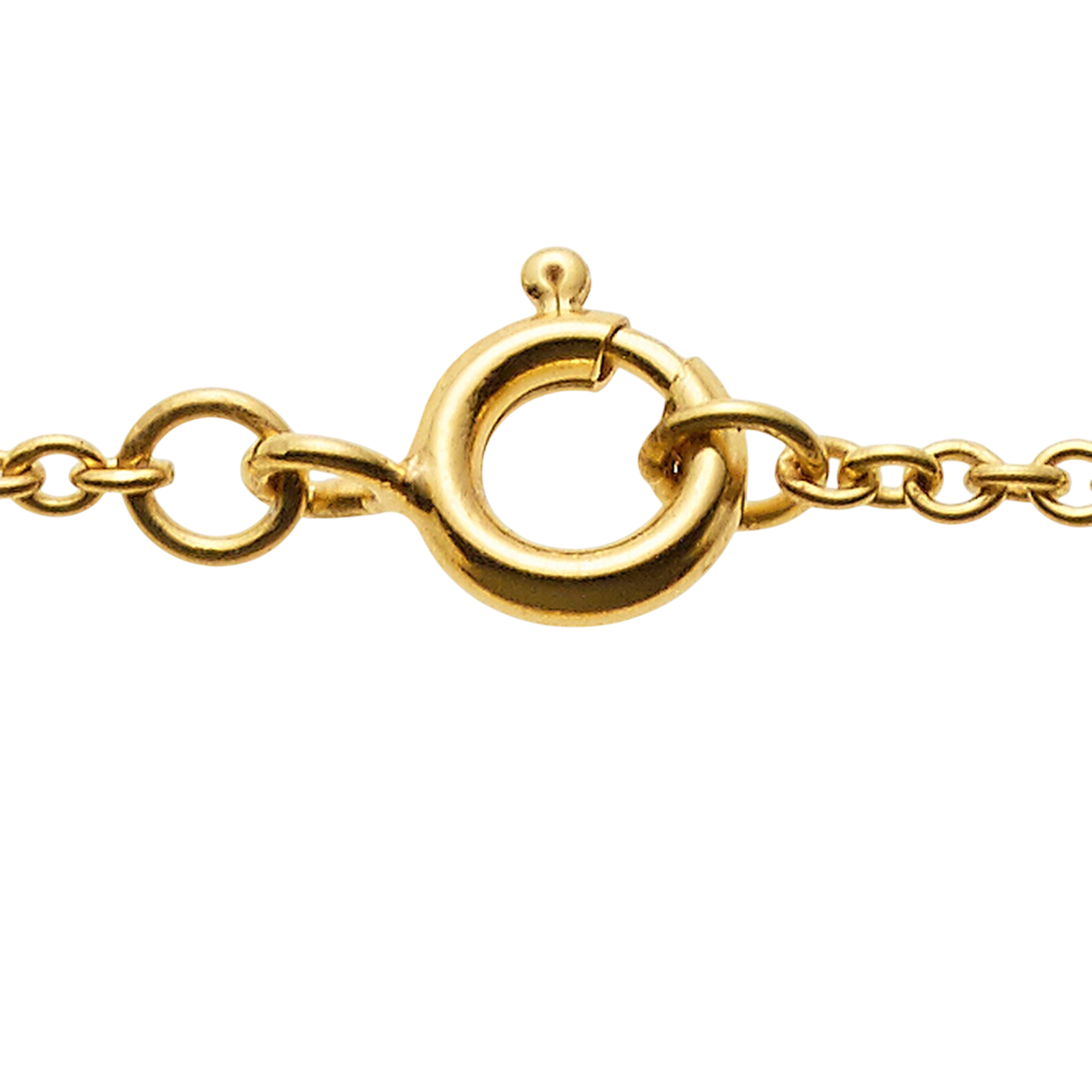 Collier mit 8 Carneol Steinen und Muschel Anhänger, vergoldet