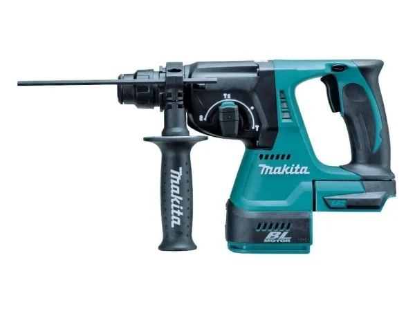 Makita DHR242Z - Roterende hammer - ledningfri - 3 tilstande - SDS-plus - 2 Joule - intet batteri - 18 V