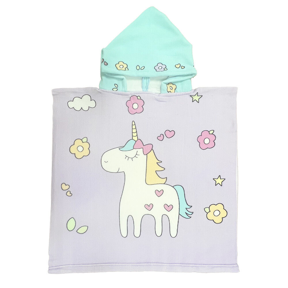 Poncho de bain enfant 120x60cm