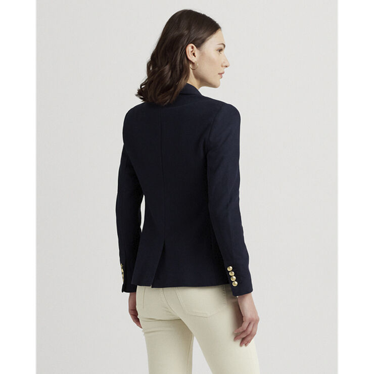 Lauren Ralph Lauren Bullion Jacquard Blazer Navy